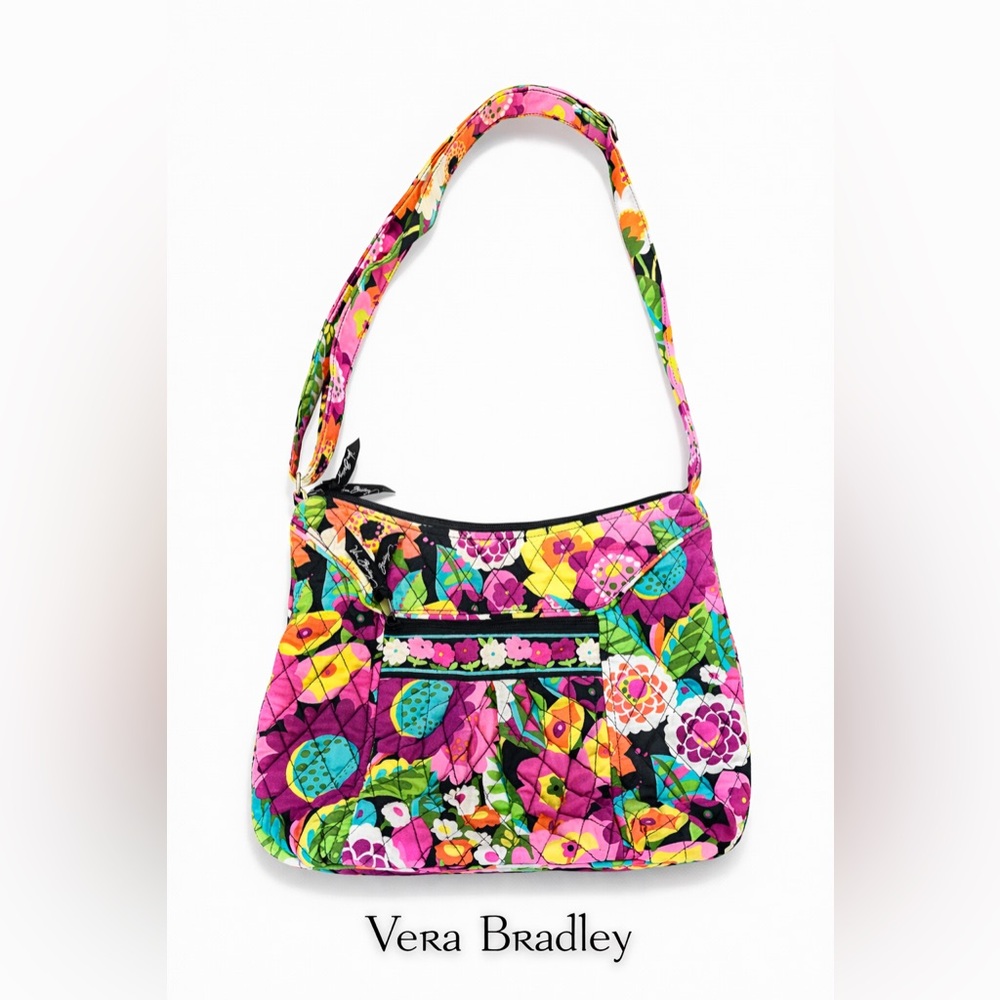 Vera Bradley Vibrant Floral Quilted Shoulder Bag